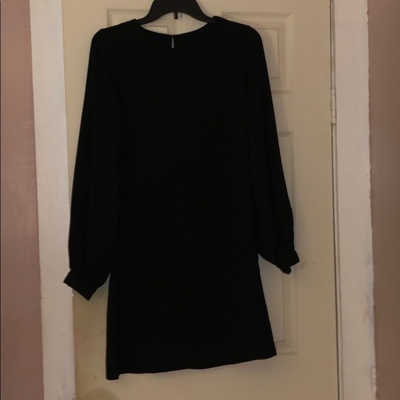 Long sleeve black dress - Picture 1 of 3